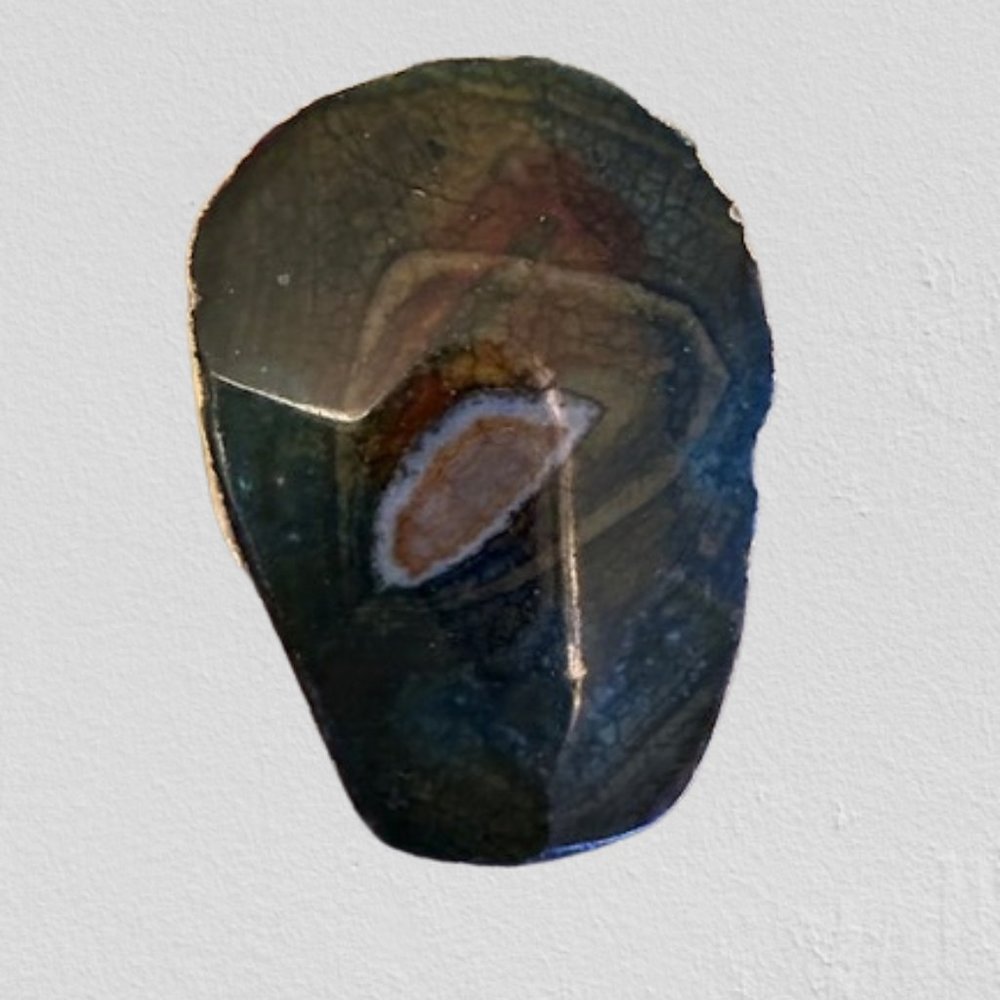 Brown/Blue Agate grip Socket  9658  NWT Boutique